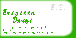 brigitta danyi business card